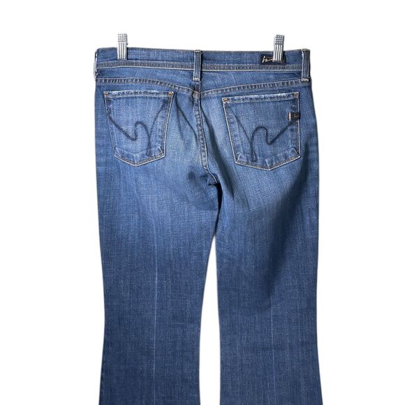 Citizens of Humanity Women's Jeans Blue Bootcut Low Rise Flare Stretch Denim 28 - Picture 7 of 9